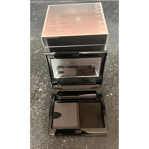 NIB Lot Of 5 Mary Kay Refillable Magnetic Black Mirrored Compact ‎ #017362 - Picture 2 of 7